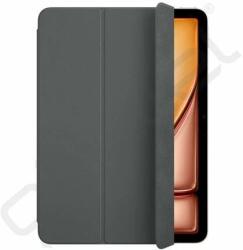 Apple Smart Folio tok álló, bőr hatású (aktív FLIP, oldalra nyíló, TRIFOLD, asztali tartó) SZÉNSZÜRKE