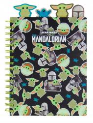 COOLPACK Spirálos Jegyzetfüzet könyvjelző A5 100k kockás Mandalorian (PT16197PTR)