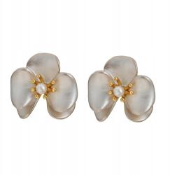  aranyozott virágos fülbevaló finom női ajándék