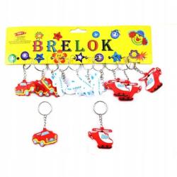 Midex Szállítóeszköz gumi kulcstartó szett 4cm Midex 12 db (D42974)