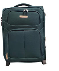 Leonardo Da Vinci Priority bőrönd 55 x 40 x 20 cm Wizzair kisméretű kézipoggyász 2 kerekes zöld 1221 (le-1221-s-green)