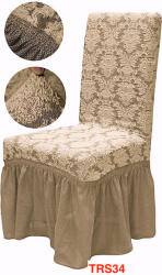 DELFIN Huse Elastice Pt Scaune, Universale, 6 Buc. /Set, Jacquard, Cod TRS34