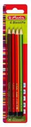Herlitz Ceruza / 4 db H, HB, B, 2B Scolair (08670051)