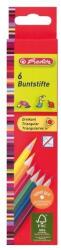 Herlitz Színes ceruza / 6 szín Trio lakkozott (10412013)