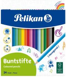 Pelikan Színes ceruza / 24 szín hatszögletű (00724013)