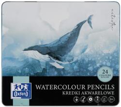 Oxford Art színes ceruza/24 szín akvarel fémdoboz (400174561)