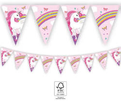  Unikornis Rainbow Colors zászlófüzér FSC 2, 3 m (PNN93763) - eking