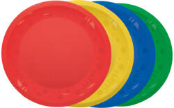  Színes Mixed micro prémium műanyag lapostányér 4 db-os szett 21 cm (PNN96695) - eking