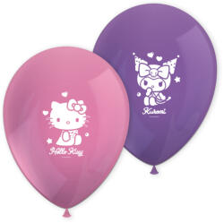  Hello Kitty Kuromi léggömb, lufi 8 db-os (PNN98241) - eking