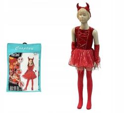  Ördög Farsangi Jelmez 110-120CM-ES Méretben