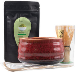  Bio-Barát Biobolt Bio-Barát Biobolt Piros Matcha szett 1db+Matcha tea - vegyesbolt
