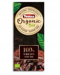 TORRAS Keto étcsokoládé 100% kakaó hozzáadott cukor nélkül 100 g Torras (8410342005861)