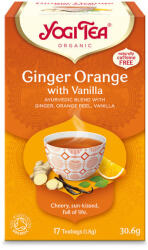 YOGI TEA Yogi Tea Narancsos gyömbér tea - bio - 17db - vegyesbolt