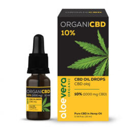  Aloe Vera Organic Aloe Vera Organic OrganiCBD CBD olaj 10% (1000mg) - 10ml - vegyesbolt
