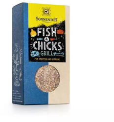 SONNENTOR Sonnentor Fish & Chicks BBQ fűszerkeverék - 55g - bio - vegyesbolt