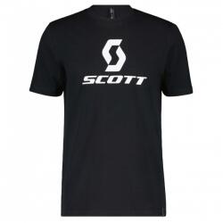 Scott Rövid ujjú kerékpáros póló - ICON SS - fekete/fehér