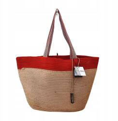 Nobo shopper kosár táska bézs-narancssárga (NBAG-XP0400-C003)