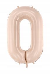 Party Deco Fólia Lufi Szám 0 Bézs