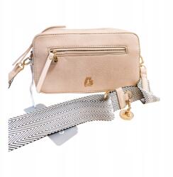 Lulu Castagnette kézitáska bőrönd bézs kétrekeszes