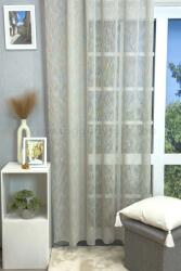 FüggönyFutár Webáruház Adria - Szürkés-bézs színű sűrű szövésű, szórt mintás bulké fényáteresztő, egyedi méretre, készre varrjuk