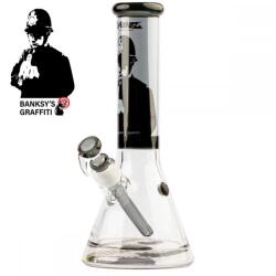G-Rollz Bong din sticla Banksy Graffiti Rude Copper 31cm