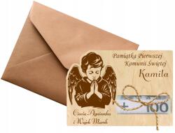  Ajándékutalvány áldozás Keresztelő pénz ajándék Gravírozás