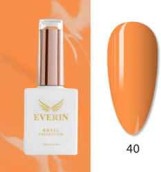Everin Oja Semipermanentă Everin Royal Collection 10 ml - 40 Royal Orange Flame | Portocaliu Intens (ERC-040)
