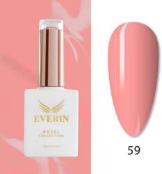 Everin Oja Semipermanentă Everin Royal Collection 10 ml - 59 Royal Coral Pink | Roz Somon Elegant (ERC-059)