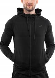 4F férfi sport kapucnis melegítő pulóver cipzáras logóval XXL-es méret (4FWAW24TFSWM403-20S-XXL)