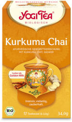 YOGI TEA Yogi Tea Kurkumás chai - bio - 17db - vegyesbolt