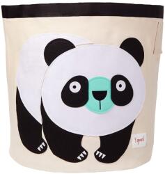 3 Sprouts Nagy pamut játéktároló 3 Sprouts Panda 44.5 x 43 cm (IBNPND)