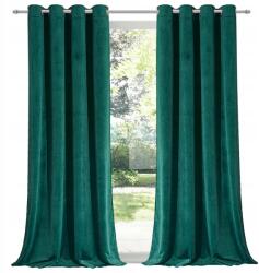 Flying Velúr Függöny Palack Zöld Elegáns átvezető 140x250 Velúr (543Y-3V)