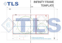 Infinity FRAME nyomólap kivágó sablon