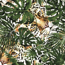  Leopárd Green Monsteras szalvéta 20 db-os 33x33 cm (PKK051812) - oliviashop