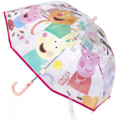  Peppa malac Buddies gyerek átlátszó esernyő Ø71 cm (CEP2400000719) - oliviashop