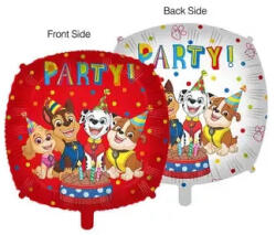  Paw Patrol Dual Faced, Mancs Őrjárat fólia lufi 46 cm (PNN94996)