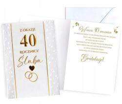 kukartka 40. Házassági Évfordulós Kártya