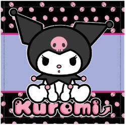  Hello Kitty Kuromi kéztörlő, arctörlő, törölköző 30x30cm (FML365679) - oliviashop