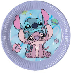  Disney Lilo és Stitch, A csillagkutya Angel Cute papírtányér 8 db-os 20 cm FSC (PNN98781) - oliviashop