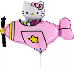 Hello Kitty Airplane Pink mini fólia lufi 35 cm (WP) (GBBL650PK) - oliviashop