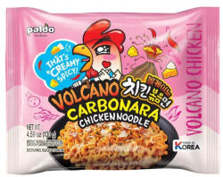 Paldo Volcano Carbonara Csípős Csirke Ízű Instant Tészta 130g