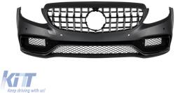  Tuning LED headlight set suitable for Mercedes C-Class W205, S205 2014-2018 with chrome base, left and right (ABMEHX6009853)