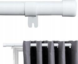  Függönykarnis szimpla Fém Állítható 76-157cm Szín fehér (X001LJP0DJ)