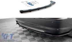  Maxton Design additive for diffuser with vertical fins, suitable for rear M Technik bumper on BMW 3 Series E46 Coupe 1999-2003, black lacquer (ABBMSX6008409)