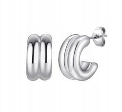  sebészeti acél fülbevaló klasszikus ezüst női 316L