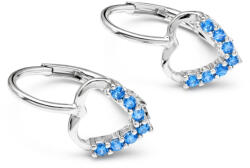 Szívvarázs SZÍVVARÁZS ezüst fülbevaló - világoskék (4-12 éves korig) (2026032620)