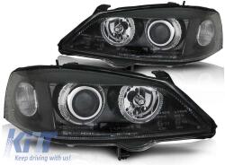  Aero add-ons suitable for front A Design-Line of Mercedes GLC X253 2020-2023, black lacquer (ABMESX6009307)