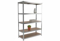 MAMUTEX Horganyzott fém állvány Mamutex Standard 1800x1200x600 mm - 5 polc, terhelhetőség 875 kg