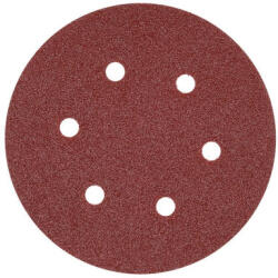 TOYA Tépőzáras fíbertárcsa 150 mm P60 6 lyukas (YT-834582) (10db/csomag)