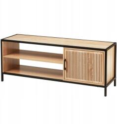 Koopman Tv Polc Tv Rtv Loft Ajtásos szekrény Tároló fekete Bézs (NB1510600)